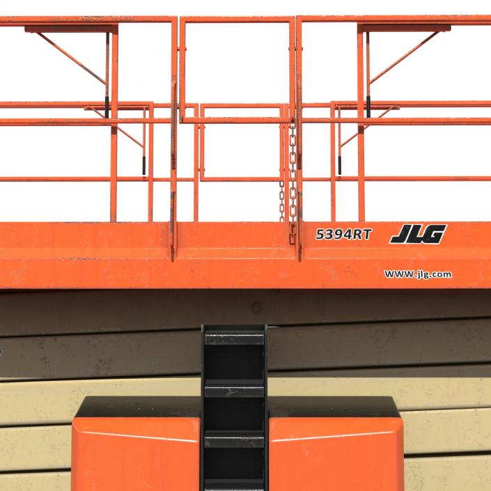 3D Engine Powered Scissor Lift JLG 5394RT model