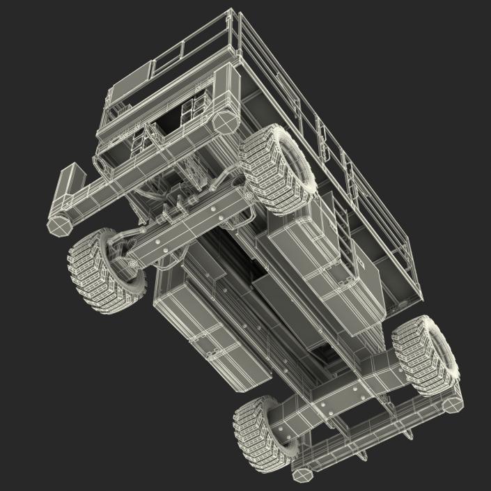 3D Engine Powered Scissor Lift JLG 5394RT model