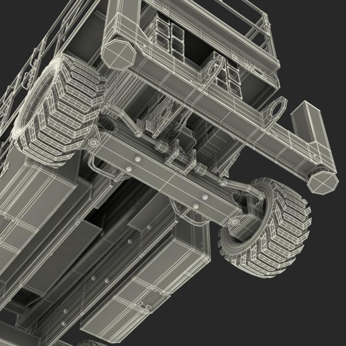 3D Engine Powered Scissor Lift JLG 5394RT model