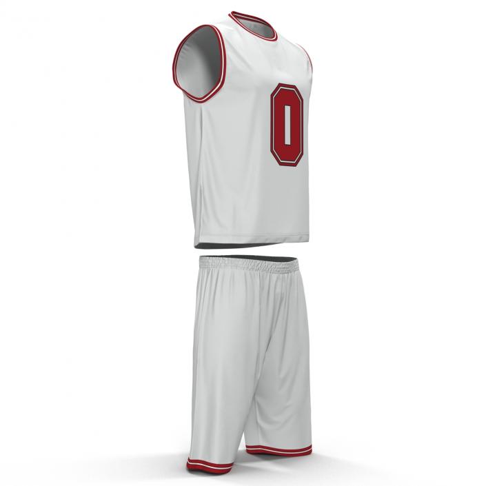 Basketball Uniform White 3D model