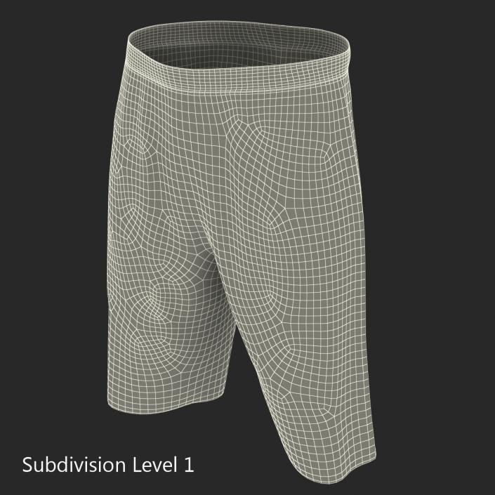 3D Basketball Shorts Red