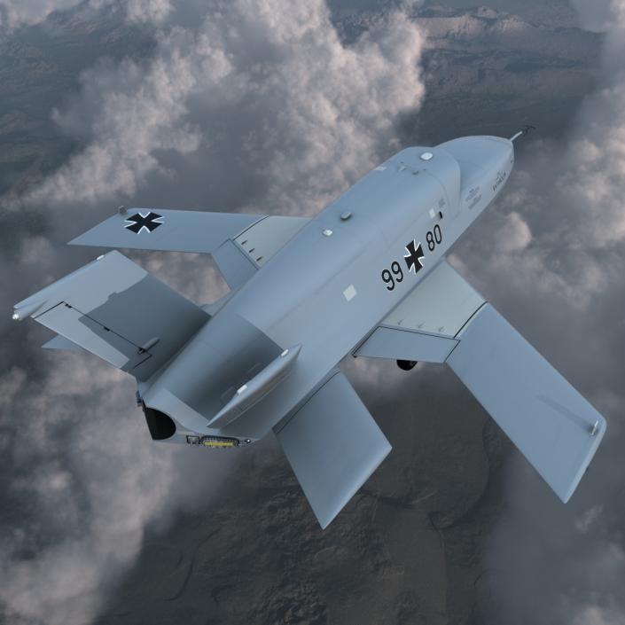 3D EADS Barracuda UAV model