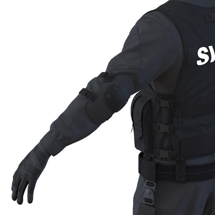 3D model SWAT Man Rigged