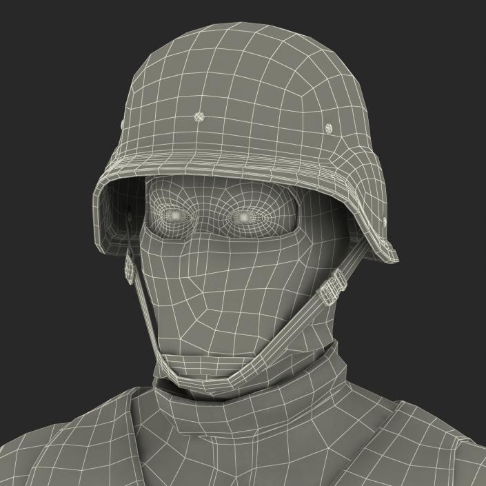 3D model SWAT Man Rigged