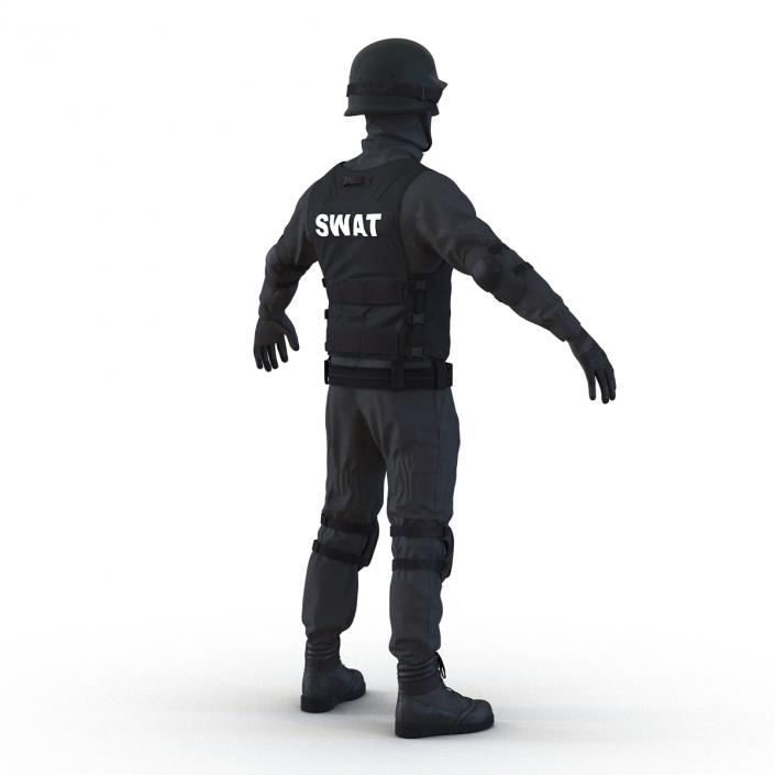 SWAT Man Rigged 2 3D