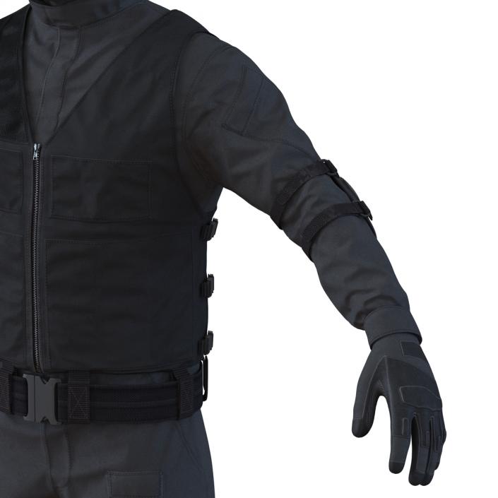 SWAT Man Rigged 2 3D