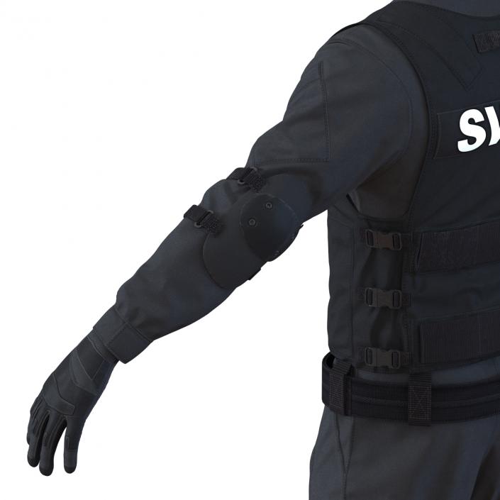 SWAT Man Rigged 2 3D