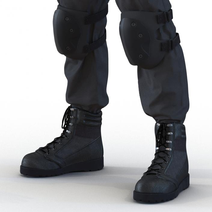 SWAT Man Rigged 2 3D