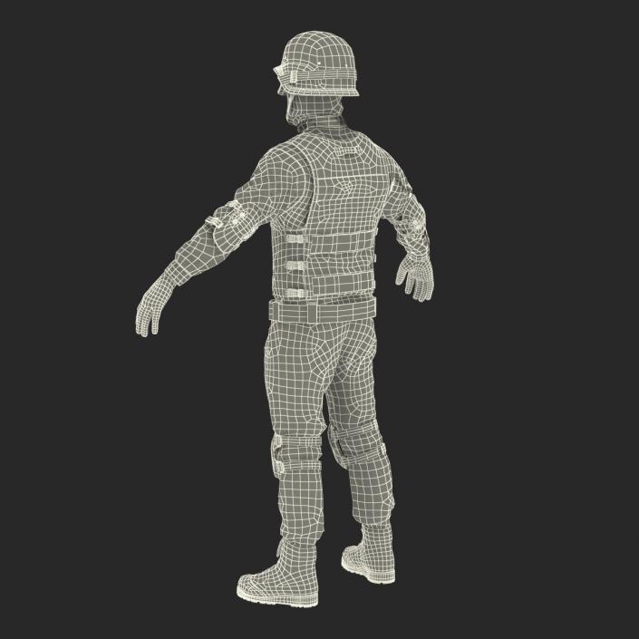 SWAT Man Rigged 2 3D