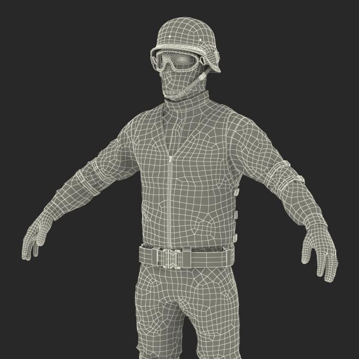 SWAT Man Rigged 2 3D