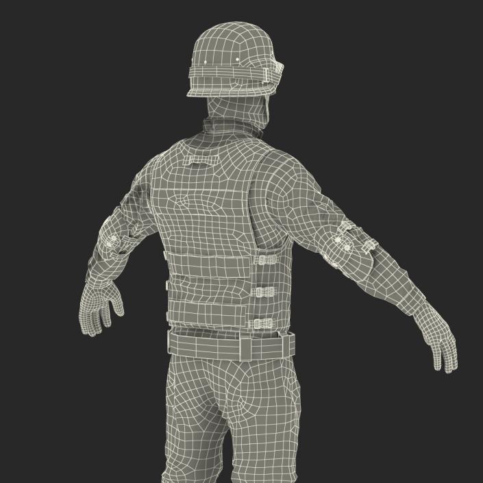 SWAT Man Rigged 2 3D