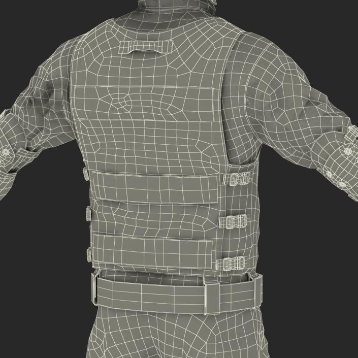 SWAT Man Rigged 2 3D