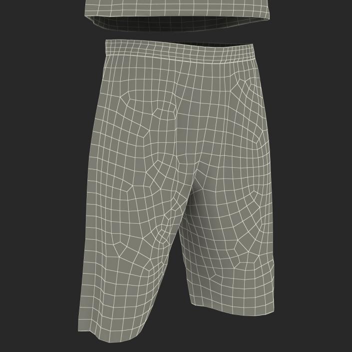 Basketball Uniform Black 3D model