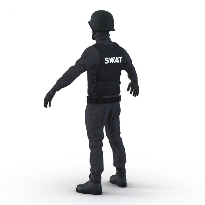 SWAT Man Rigged 3 3D