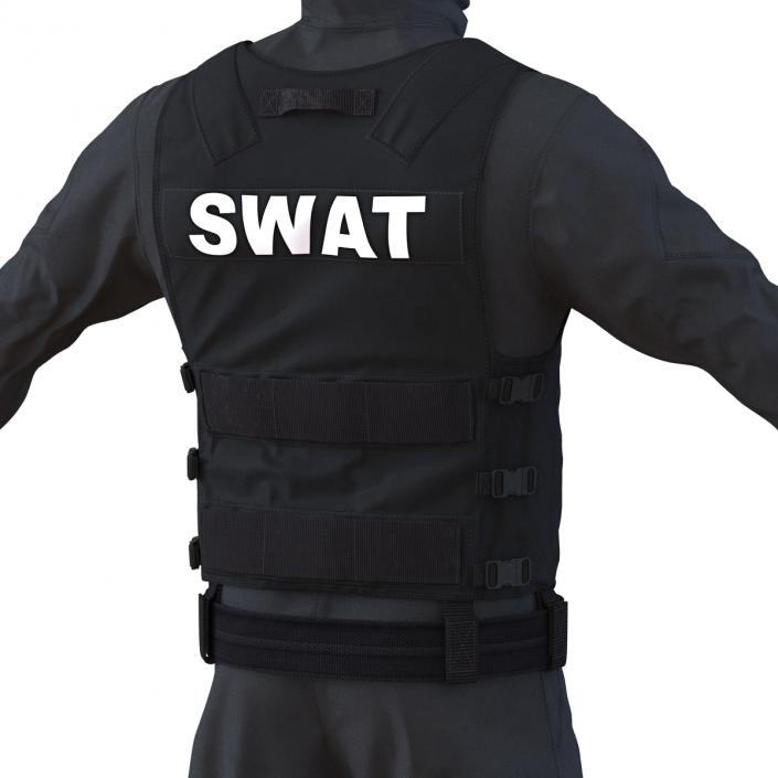 SWAT Man Rigged 3 3D