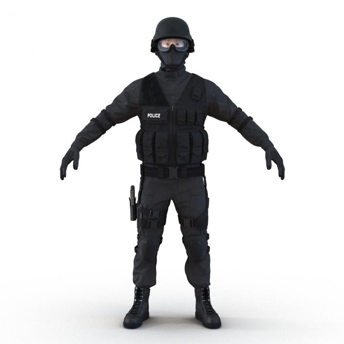 3D model SWAT Man