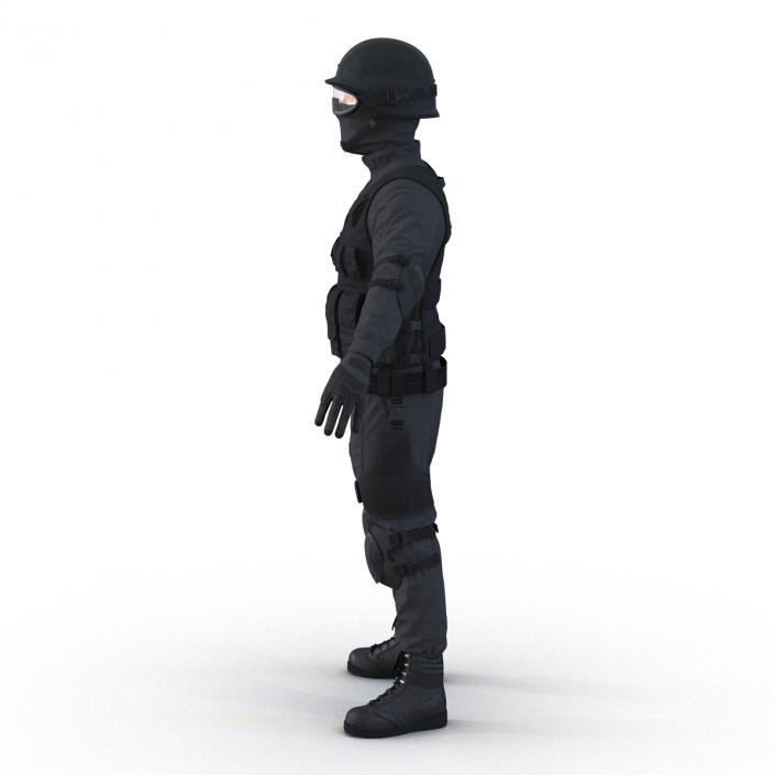 3D model SWAT Man