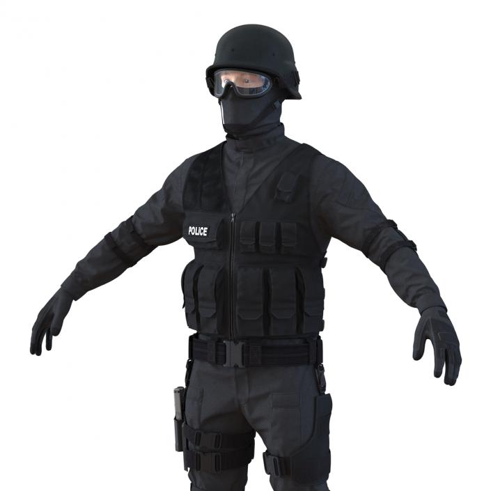 3D model SWAT Man