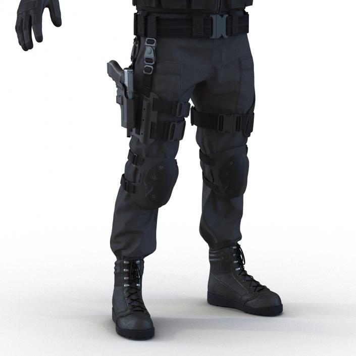 3D model SWAT Man