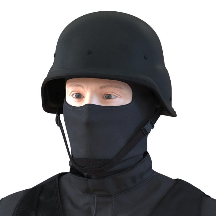 3D model SWAT Man