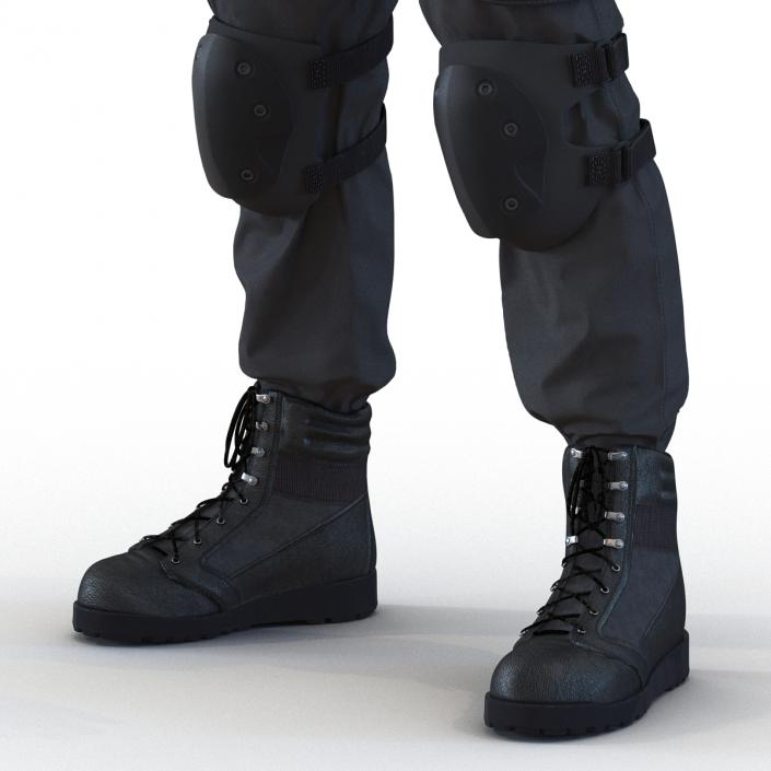 3D model SWAT Man