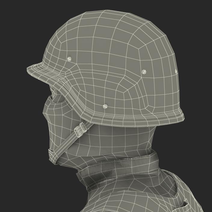 3D SWAT Man Asian Rigged 3 model