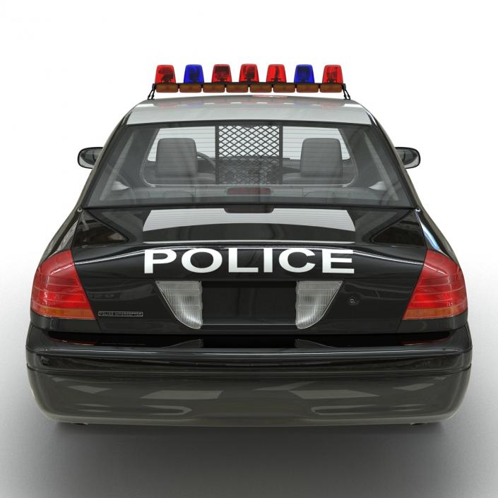 3D model Ford Crown Victoria Police Car