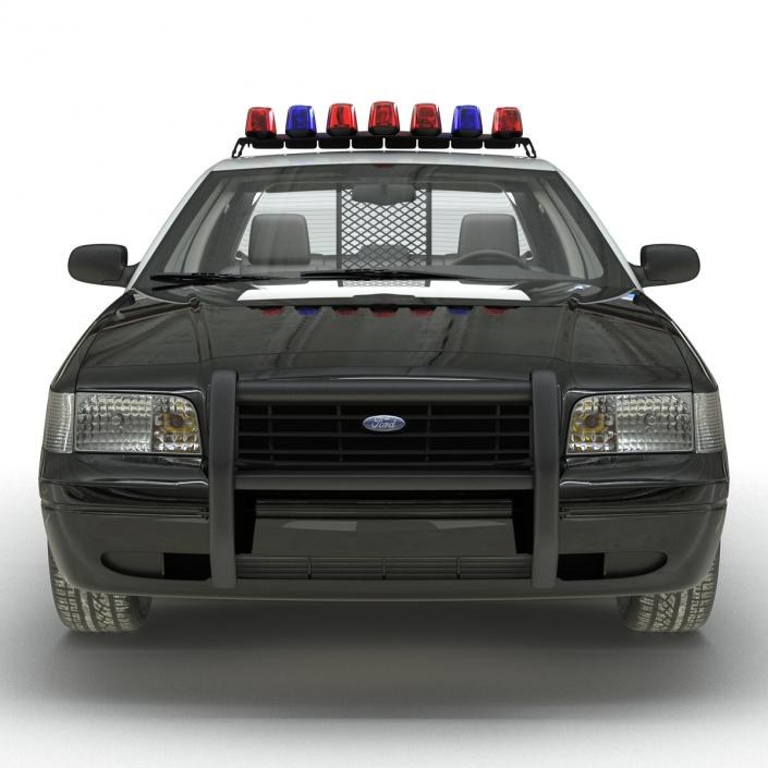 3D model Ford Crown Victoria Police Car