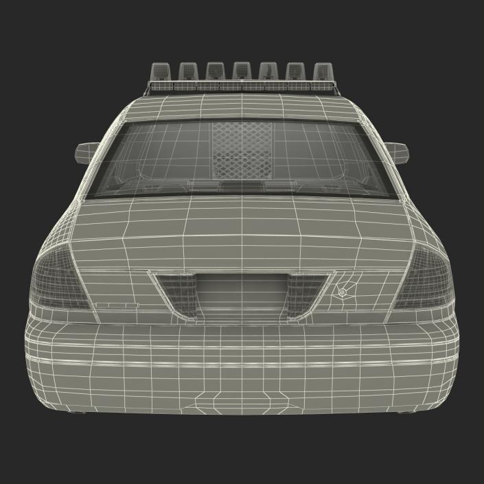 3D model Ford Crown Victoria Police Car