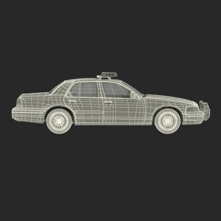 3D model Ford Crown Victoria Police Car