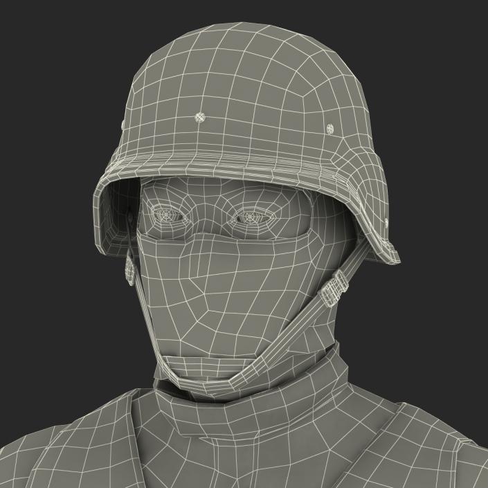 SWAT Man Asian 3D model