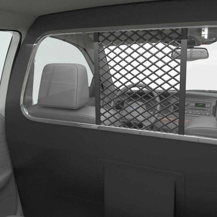 Ford Crown Victoria Police Car Rigged 3D