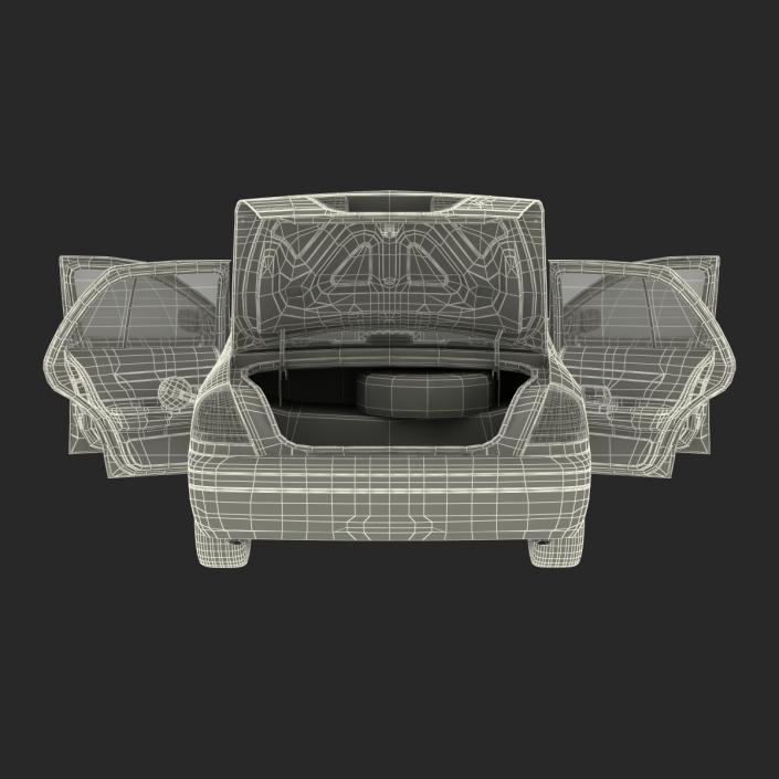 Ford Crown Victoria Police Car Rigged 3D