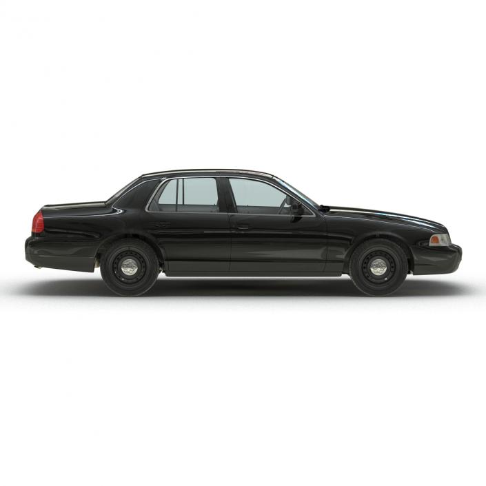 3D Ford Crown Victoria Rigged