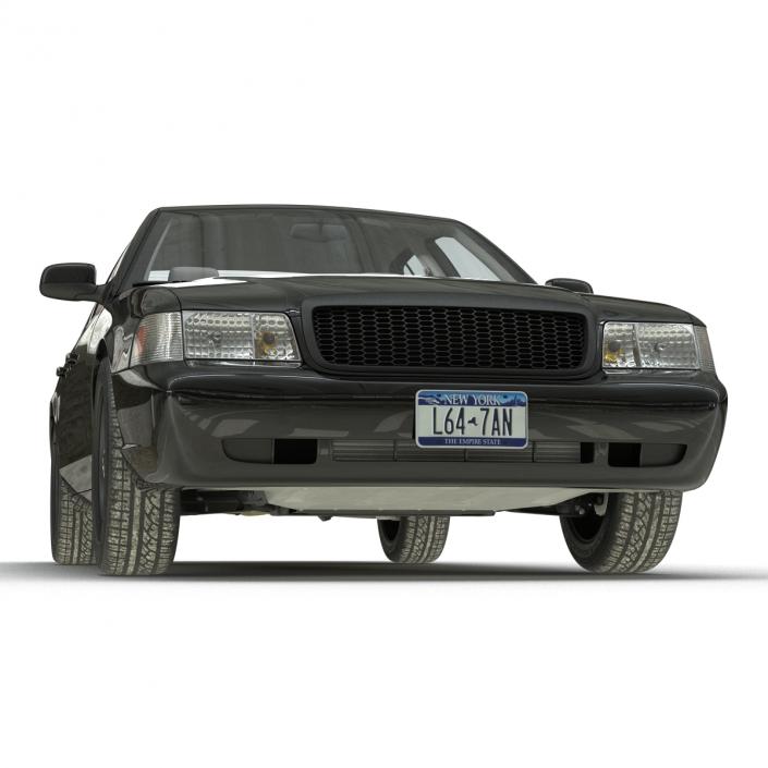 3D Ford Crown Victoria Rigged