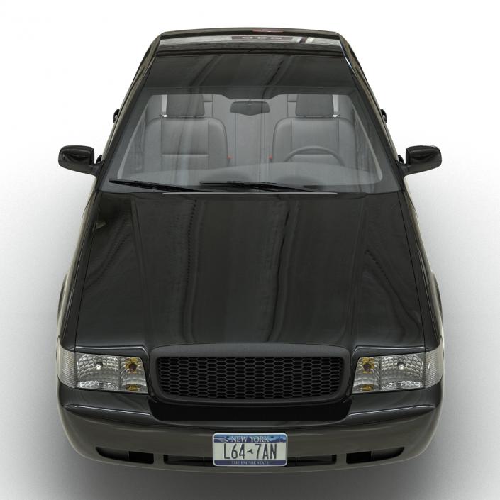 3D Ford Crown Victoria Rigged