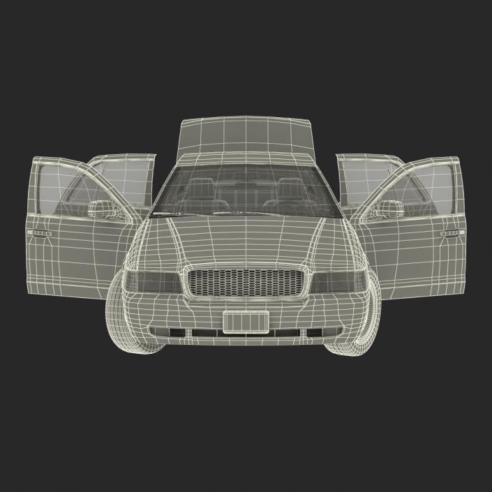 3D Ford Crown Victoria Rigged