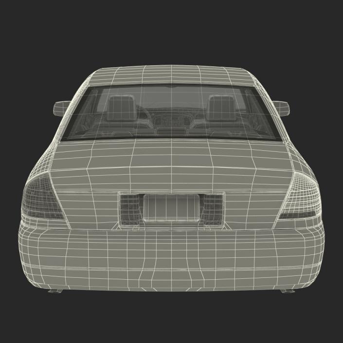 3D Ford Crown Victoria Rigged