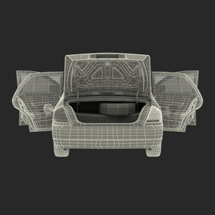 3D Ford Crown Victoria Rigged