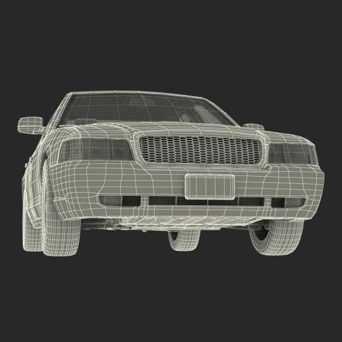 3D Ford Crown Victoria Rigged