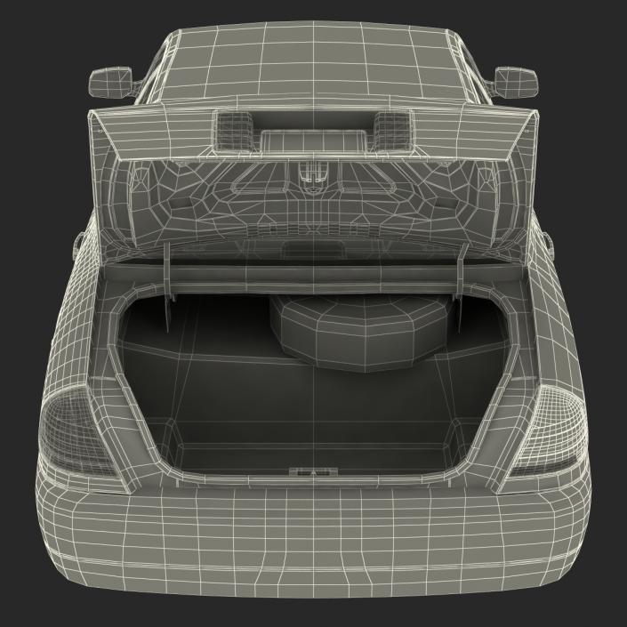 3D Ford Crown Victoria Rigged