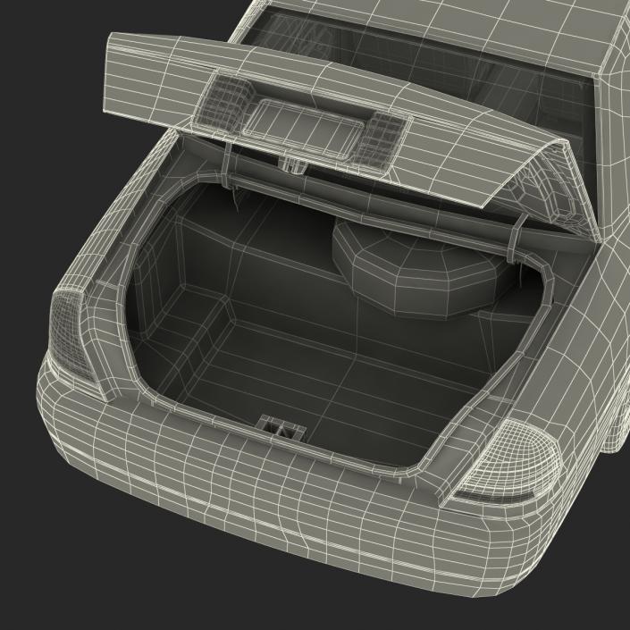 3D Ford Crown Victoria Rigged