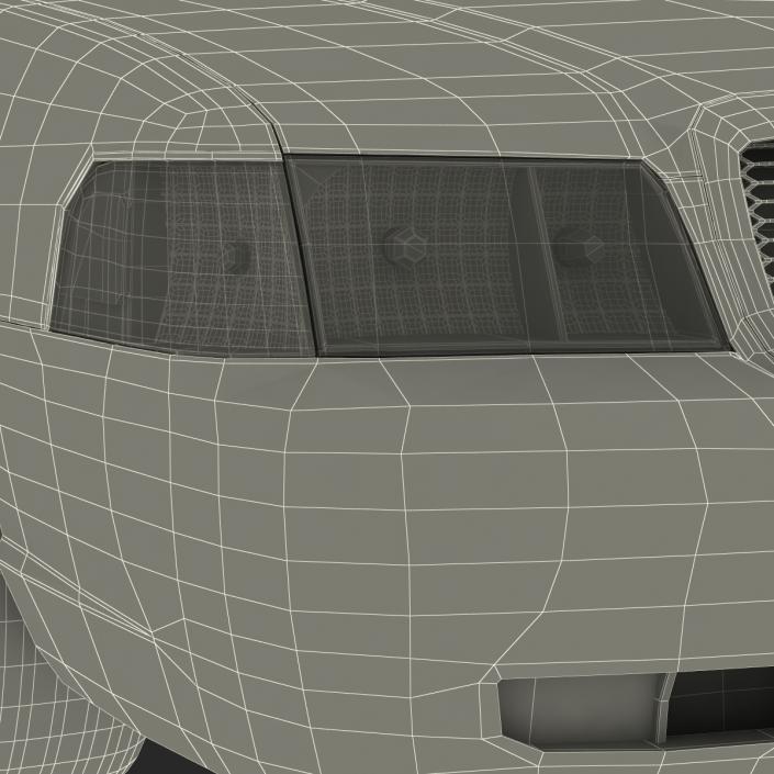 3D Ford Crown Victoria Rigged