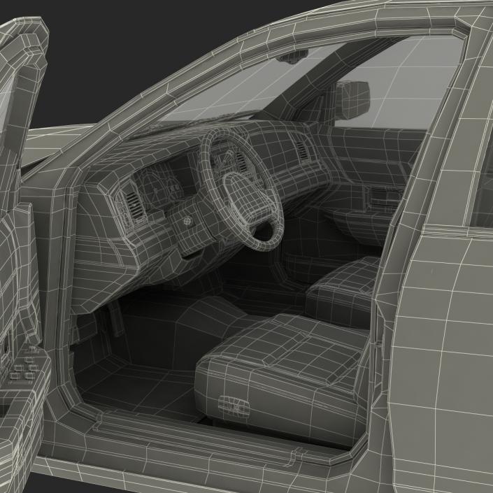 3D Ford Crown Victoria Rigged