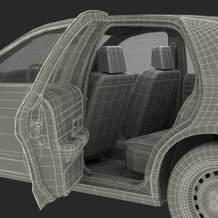 3D Ford Crown Victoria Rigged