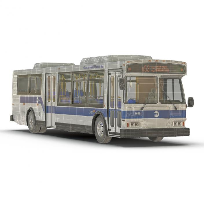 3D model MTA New York City Bus Q53