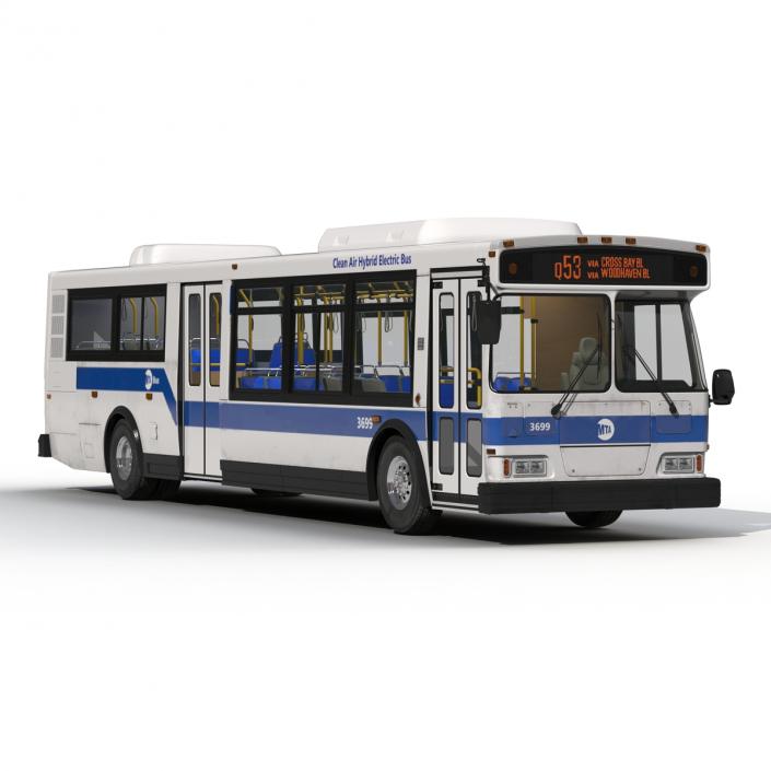 3D model MTA New York City Bus Q53