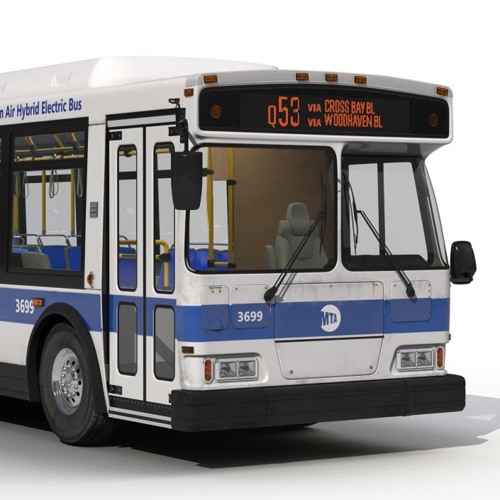 3D model MTA New York City Bus Q53