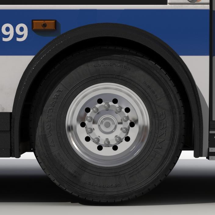 3D model MTA New York City Bus Q53