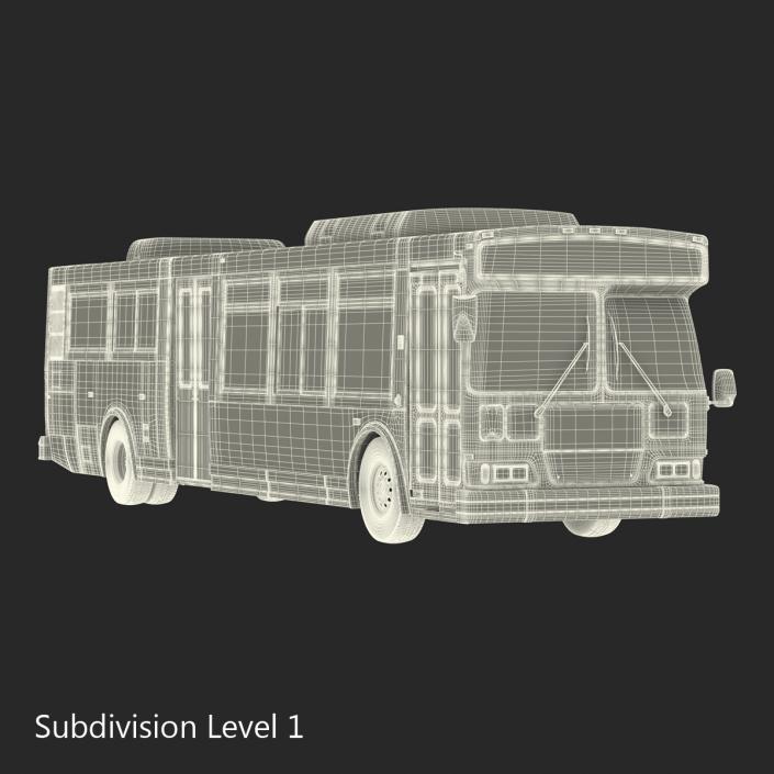 3D model MTA New York City Bus Q53